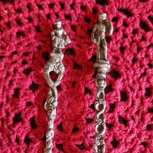 Vintage silver spoons